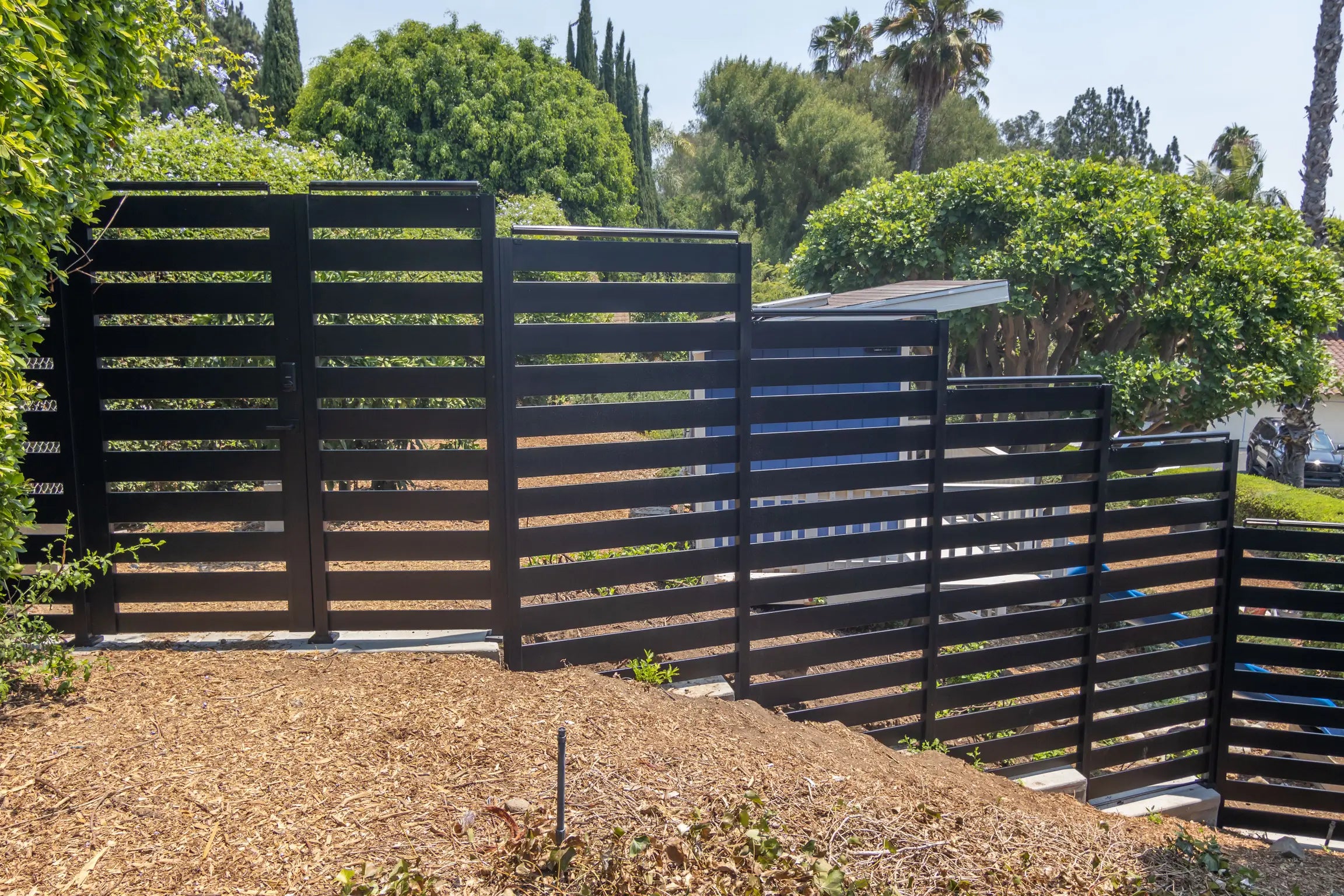 Wrought Iron Fence and Gate Installation