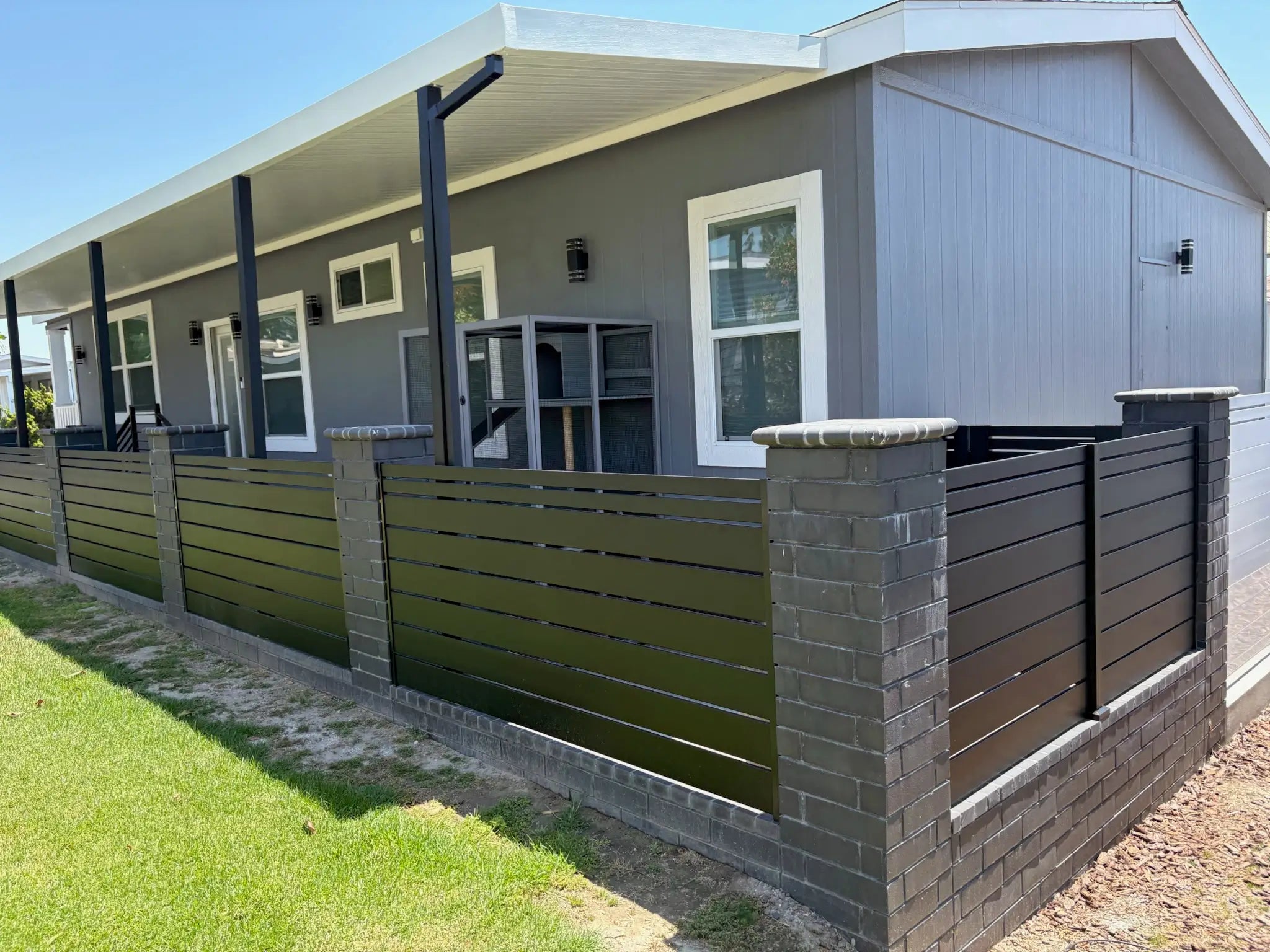 Wrought Iron Fence and Gate Installation