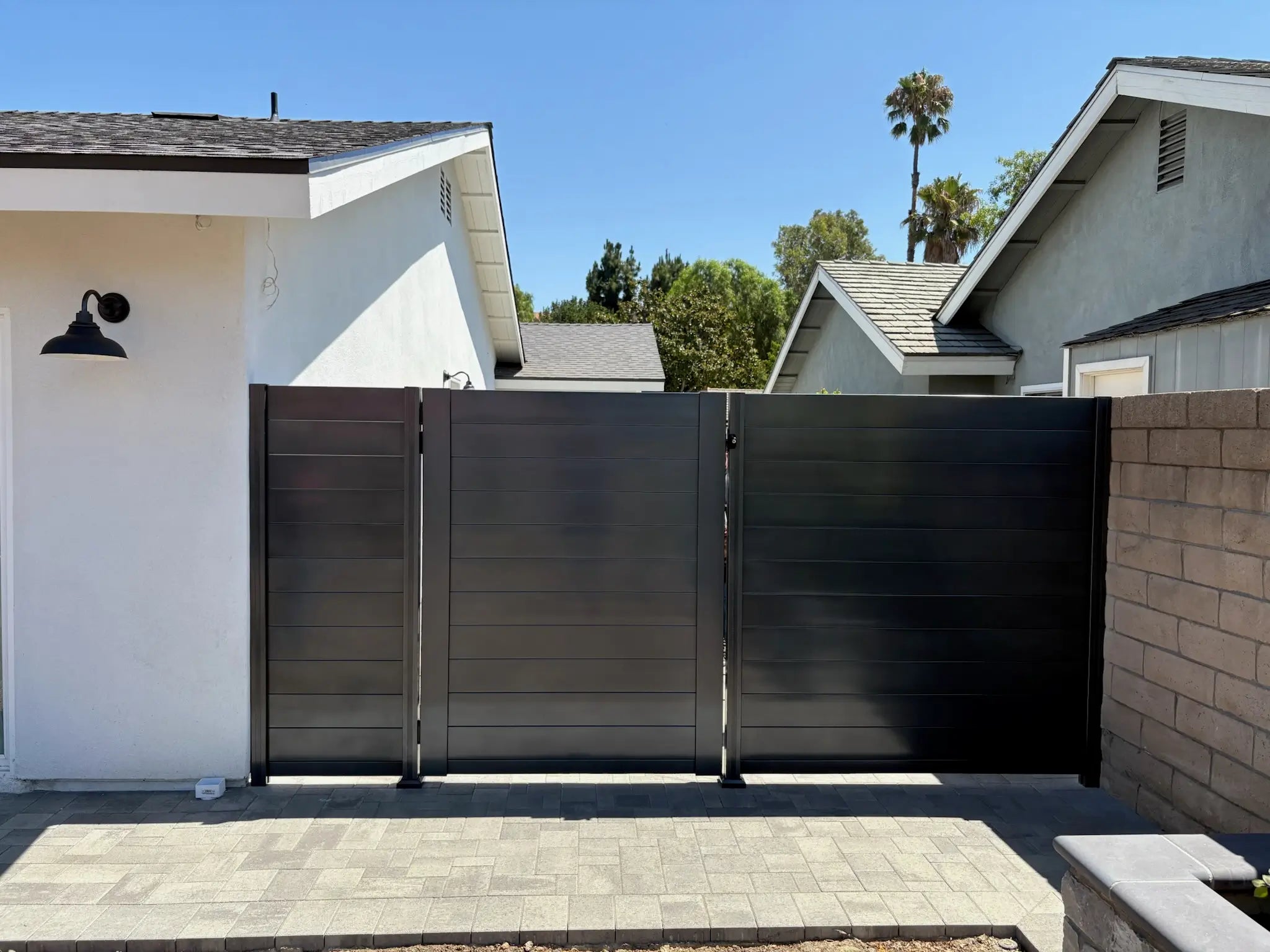 Wrought Iron Fence and Gate Installation