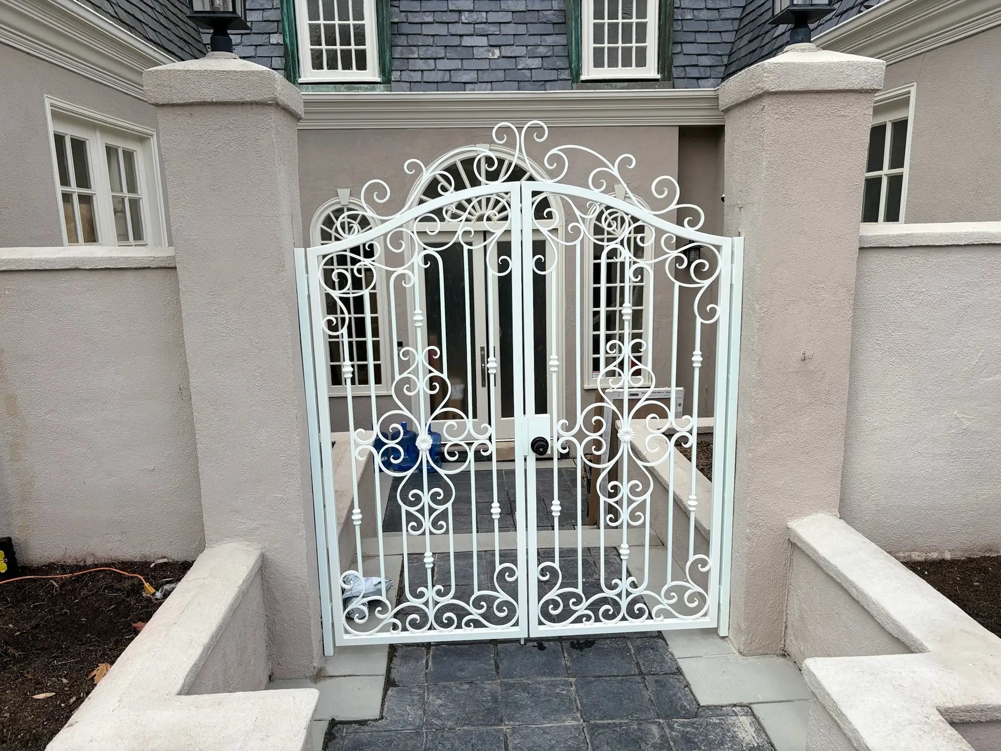 Wrought Iron Fence and Gate Installation
