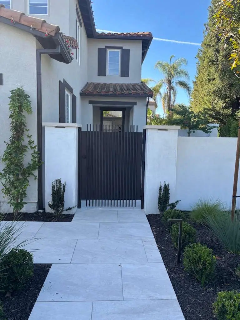Custom Modern Iron Gate Project in San Clemente, CA