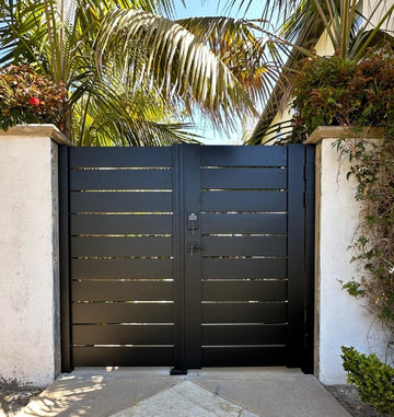 Pedestrian Double Swing Gate - Iron Master Gates