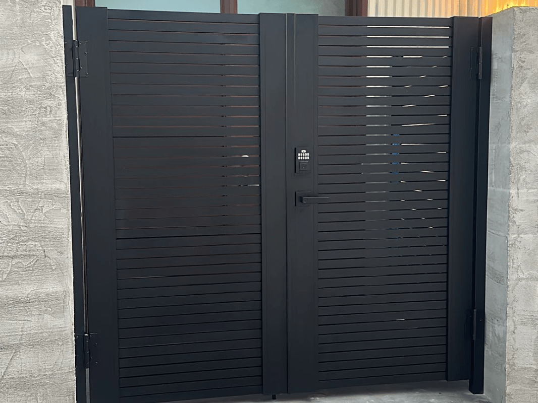 Pedestrian Double Swing Gate - Iron Master Gates